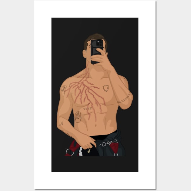 Oliver Stark as Evan 'Buck' Buckley | 911 Wall Art by icantdrawfaces